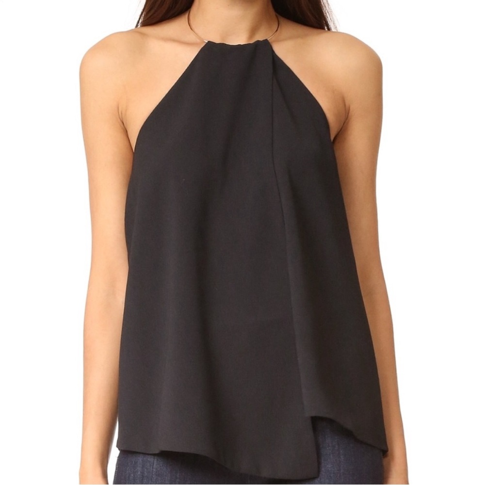 Keepsake the Label Gold Chocker Open Back Clockwork Top Black XS